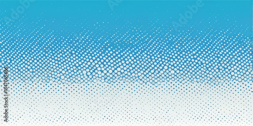Abstract blue water surface background featuring a digital halftone dot pattern and futuristic wave texture with a light gradient vector design for a professional business wallpaper backdrop
