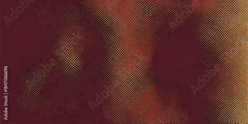 Red and white halftone vector pattern with artistic light dots on a textured grunge background design for a wallpaper backdrop