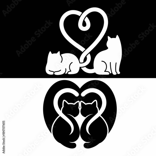 Symbolic Cat Love