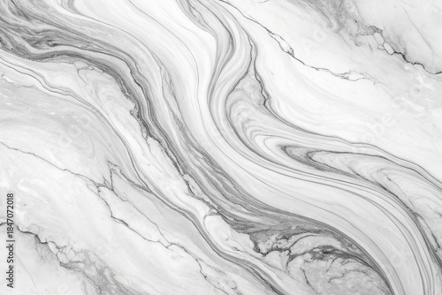 Elegant monochrome marble ink swirl background abstract art high detail smooth texture minimalist artistic design