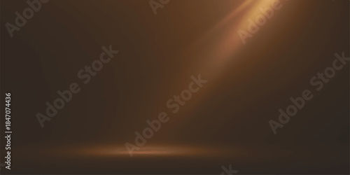 Smooth abstract blue gradient background with glowing light rays and a motion blur texture creates a dark theatrical stage spotlight design for an art wallpaper illustration