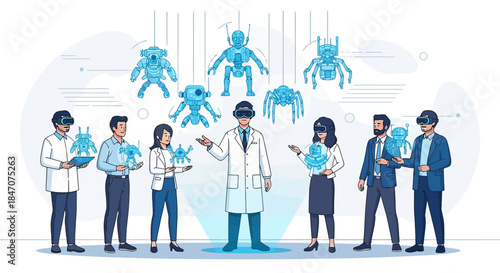 Exploring Future Technology: A Vision of Robotics and Virtual Reality Collaboration in Research