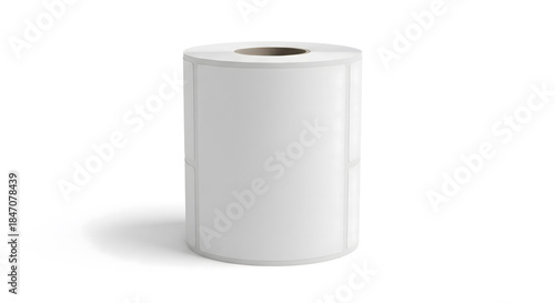 Blank White Label Roll for Printing and Packaging