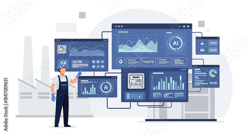 Predictive maintenance platform for industry 4.0 featuring worker and factory monitoring systems