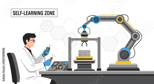 Robotics learning platform showcasing intelligent automated systems development environment