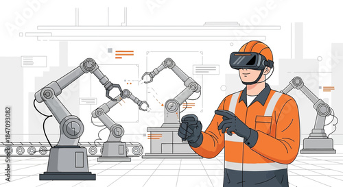 Virtual Reality Assisted Industrial Automation: Streamlining Factory Operations with VR Technology