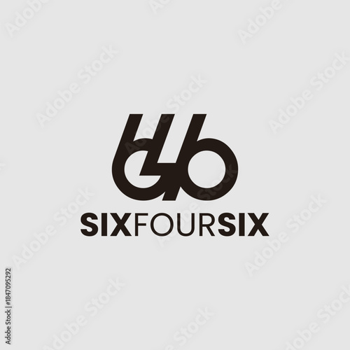 Number 646 Logo icon Design Template Inspiration