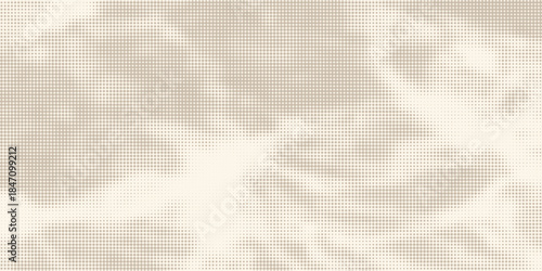 Cream seamless grain paper texture. Vintage ecru background with dots, speckles, specks, flecks, particles. Light tan craft repeating wallpaper. Natural beige grunge surface texture. Vector backdrop
