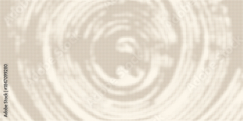 Cream seamless grain paper texture. Vintage ecru background with dots, speckles, specks, flecks, particles. Light tan craft repeating wallpaper. Natural beige grunge surface texture. Vector backdrop