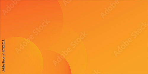 Minimal geometric background. Orange elements with fluid gradient. Dynamic shapes composition. Eps10 vector