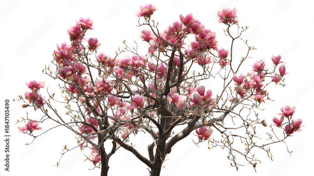 Fototapeta premium Magnolia Tree in Full Bloom