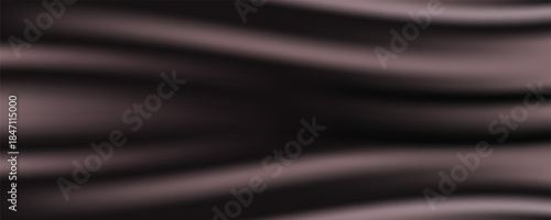 Smooth elegant black satin texture abstract background. Luxurious background design,vector Eps10