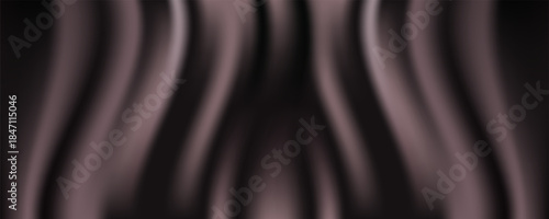 Smooth elegant black satin texture abstract background. Luxurious background design,vector Eps10