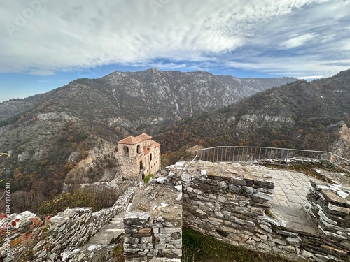 Asen Fortress in the Rhodope Mountains, Bulgaria