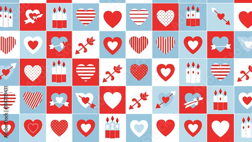 Colorful Heart Icons Collection for Valentines Day Designs