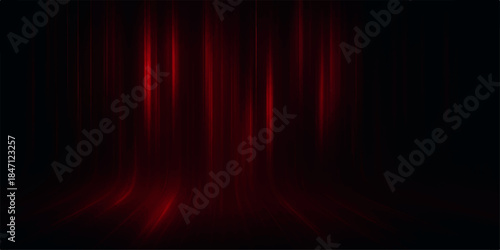 A vibrant red abstract backdrop features a dark glow and bright motion lines with a blur effect creating a colorful pattern for a modern art wallpaper design