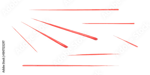Red and white pencil drawn arrows pointing forward on a clean illustration background