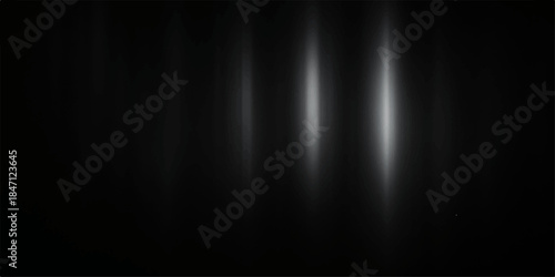Abstract dark blue stage curtain background with glowing spotlight and light rays