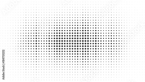 Black halftone dot fade background for minimal posters, modern layouts, abstract digital branding, clean design vector illustration