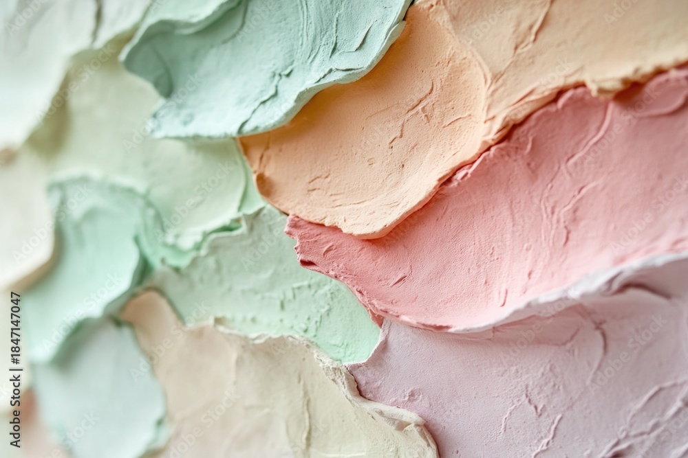 Naklejka premium Pastel Textured Surface Close Up