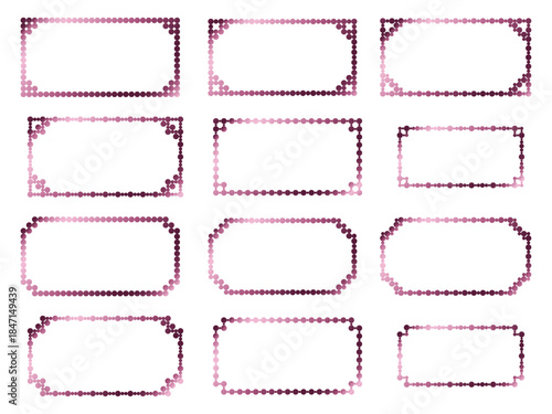 丸、四角角F3、3ピンク