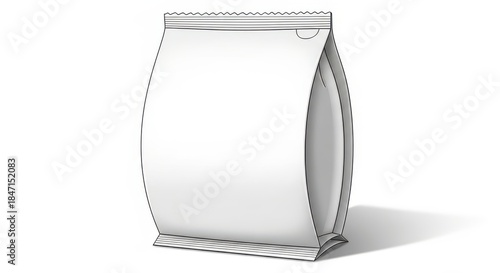 Blank package with a smooth, minimalist design.