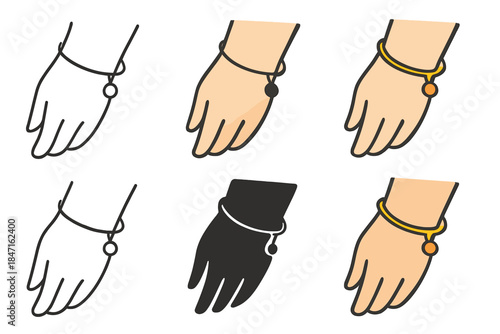 Charming Bracelet Designs. Delicate bracelet encircling wrist with small dangling charm, soft circular balance, first in line