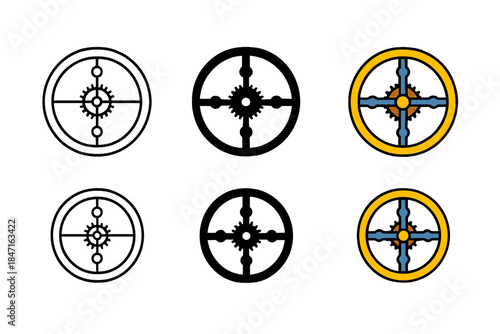 Tourbillon Watch Icon. Mechanical watch tourbillon cage rotating smoothly, clean minimal vector icon, first in line style with