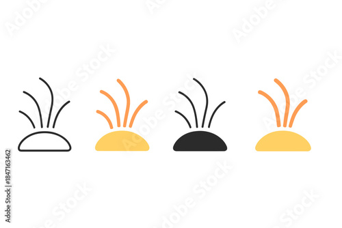 Oven Energy Arcs. Abstract representation of expansion energy as arcs of motion rising from dough, symbolizing perfect oven spring