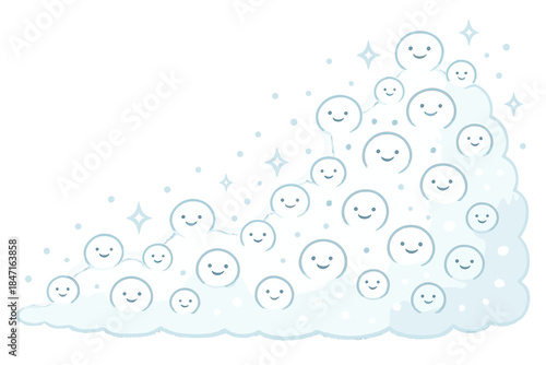 Joyful Snowfall Dance. A cheerful "compile" forge melting code into a friendly physical form, tiny smiling sparks floating, soft