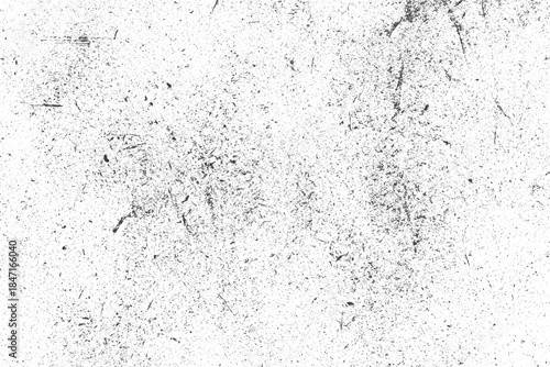 Distressed Noise Grunge Texture. Gritty Scratches Overlay. Worn Surface Effect. Transparent Png. Isolated Elements