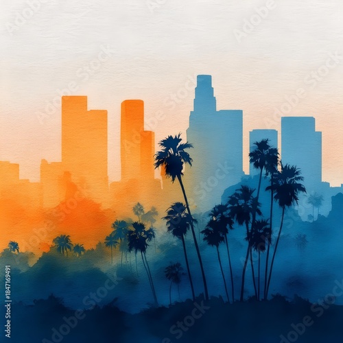 los angeles skyline
