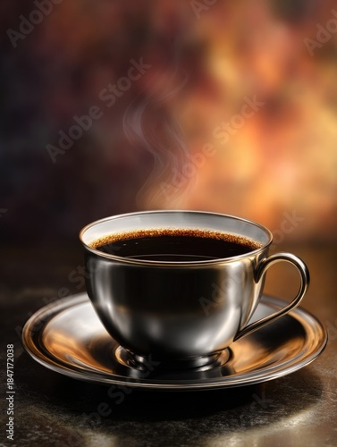 Aromatic Coffee in a Cozy Cup
