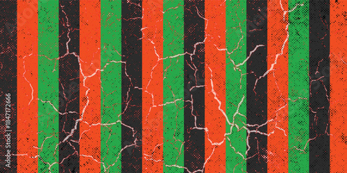 Color Line Pattern Background for Japanese Traditional "Kabuki" Formal Curtain