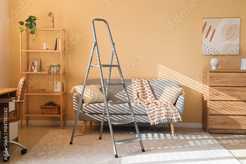 Interior of living room wit...