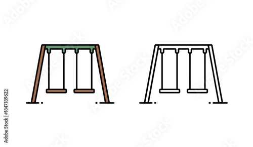 Swing Set Illustration