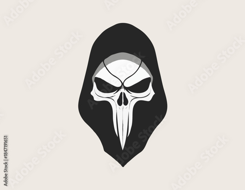 reaper head, animal illustration