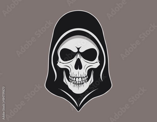 reaper head, animal illustration