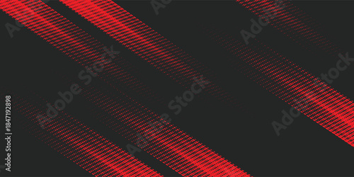 Dynamic black and red grunge halftone abstract background. eps 10 illustration.