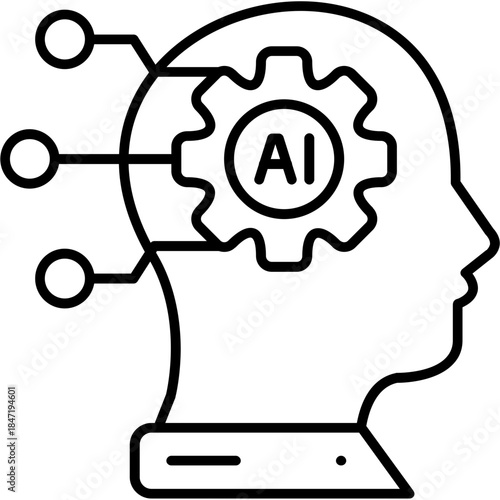 Model Training Outline Icon