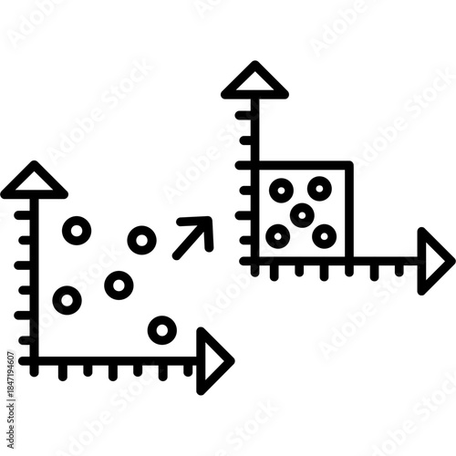 Feature Scaling Outline Icon