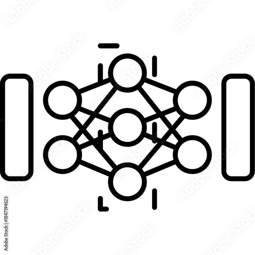 Bias Node Outline Icon