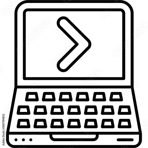 Angle Bracket Outine Icon