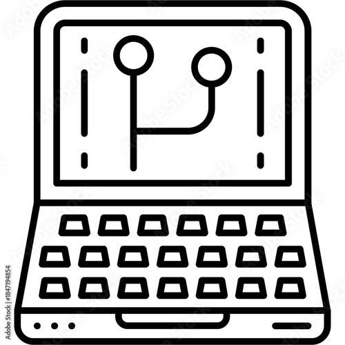 Branch Outine Icon