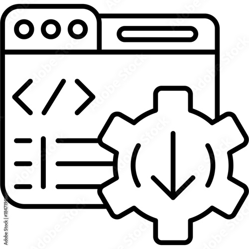 Download Code Outine Icon