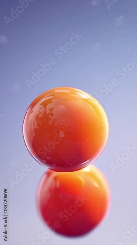 Numerous colorful, glossy, abstract spheres are seen floating and swirling gently in a bright and lively composition.