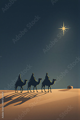 Three Kings Minimalist BACKGROUND