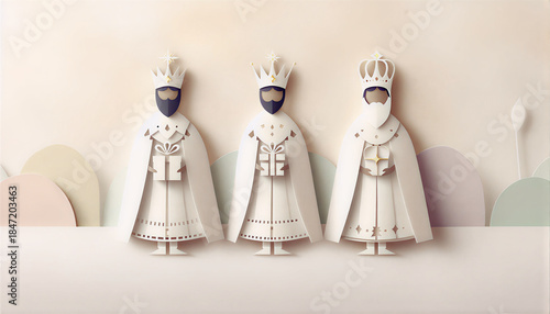 Three Kings Minimalist BACKGROUND