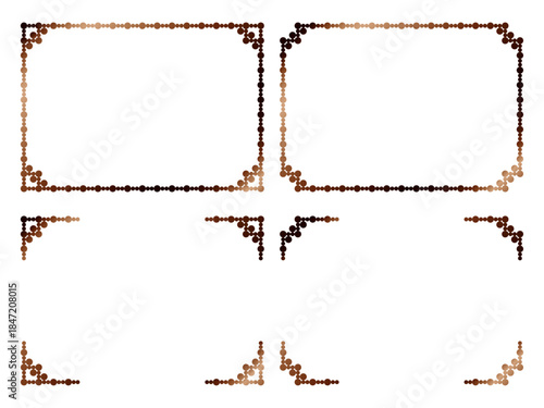 丸、四角角F4、18茶