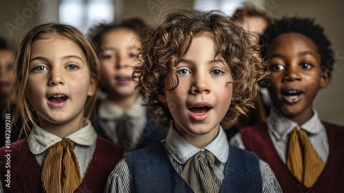 Coros de niños, canto como actividad musical.